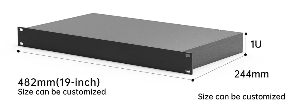 Industriële behuizing van aluminium