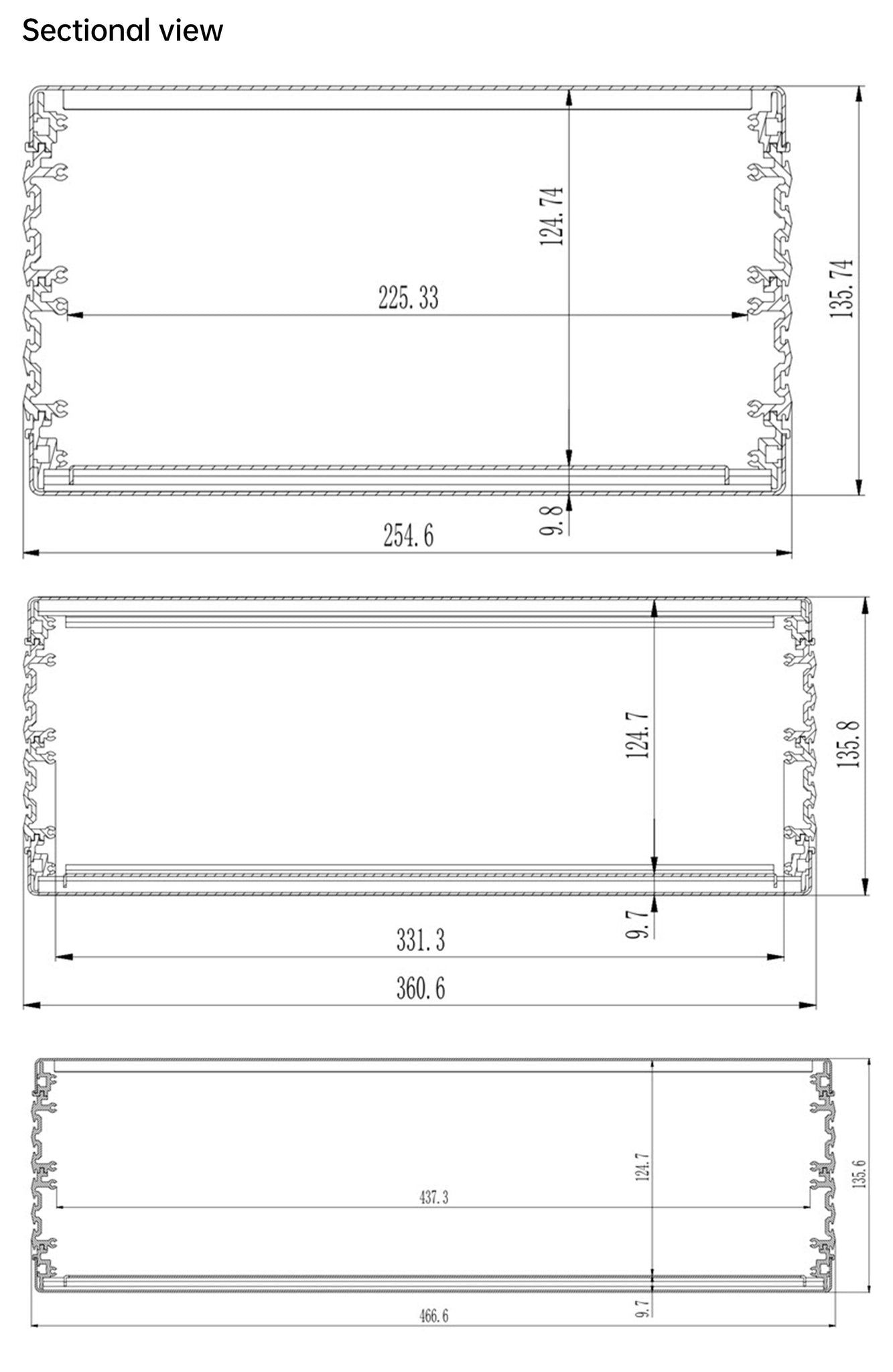 Lithium-Batterie-Metallgehäuse