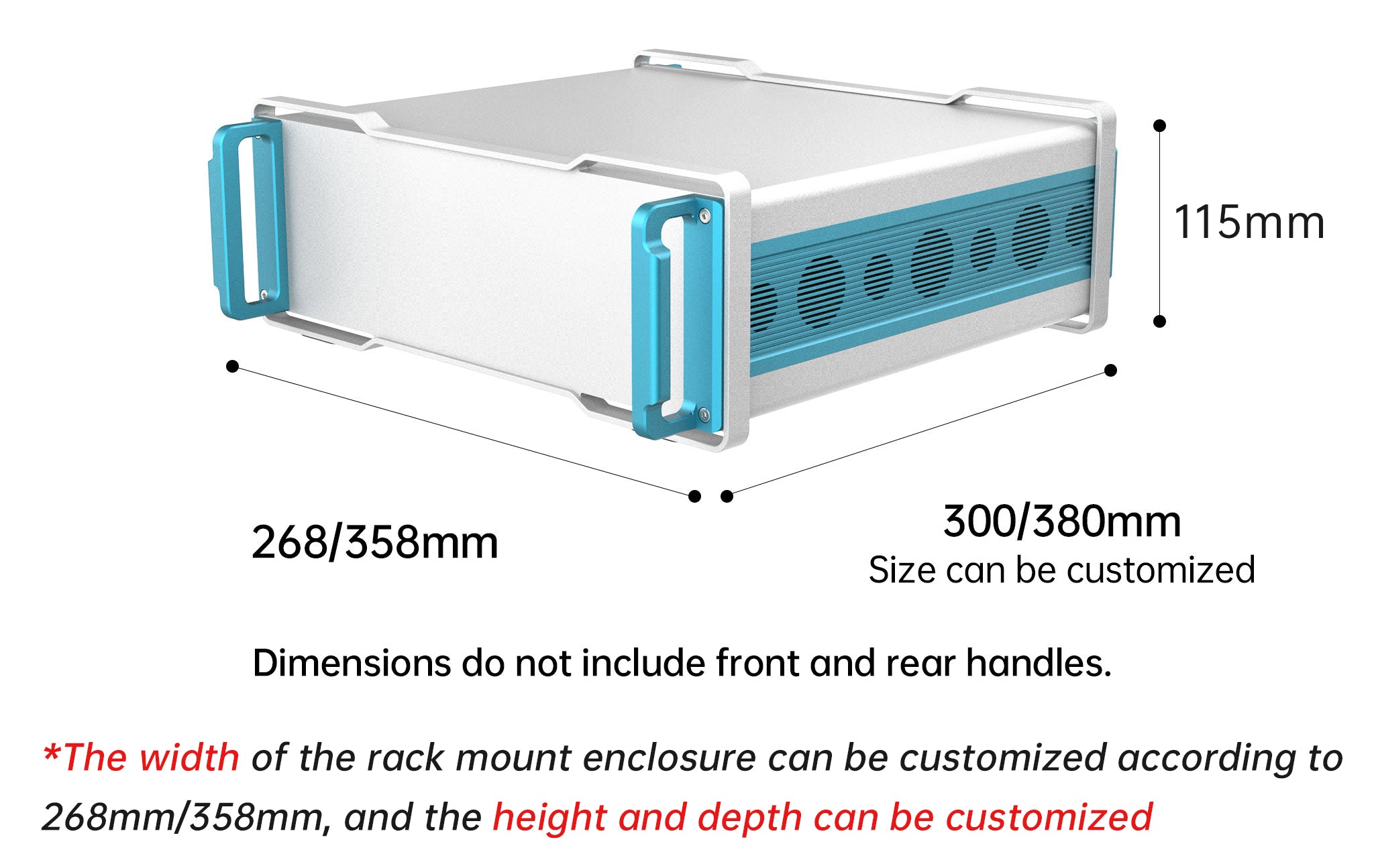 110H aluminum enclosure