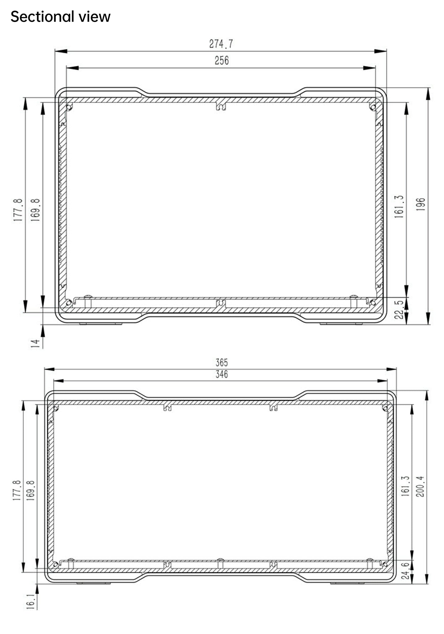 New type network server instrument electronic handle rack enclosure.