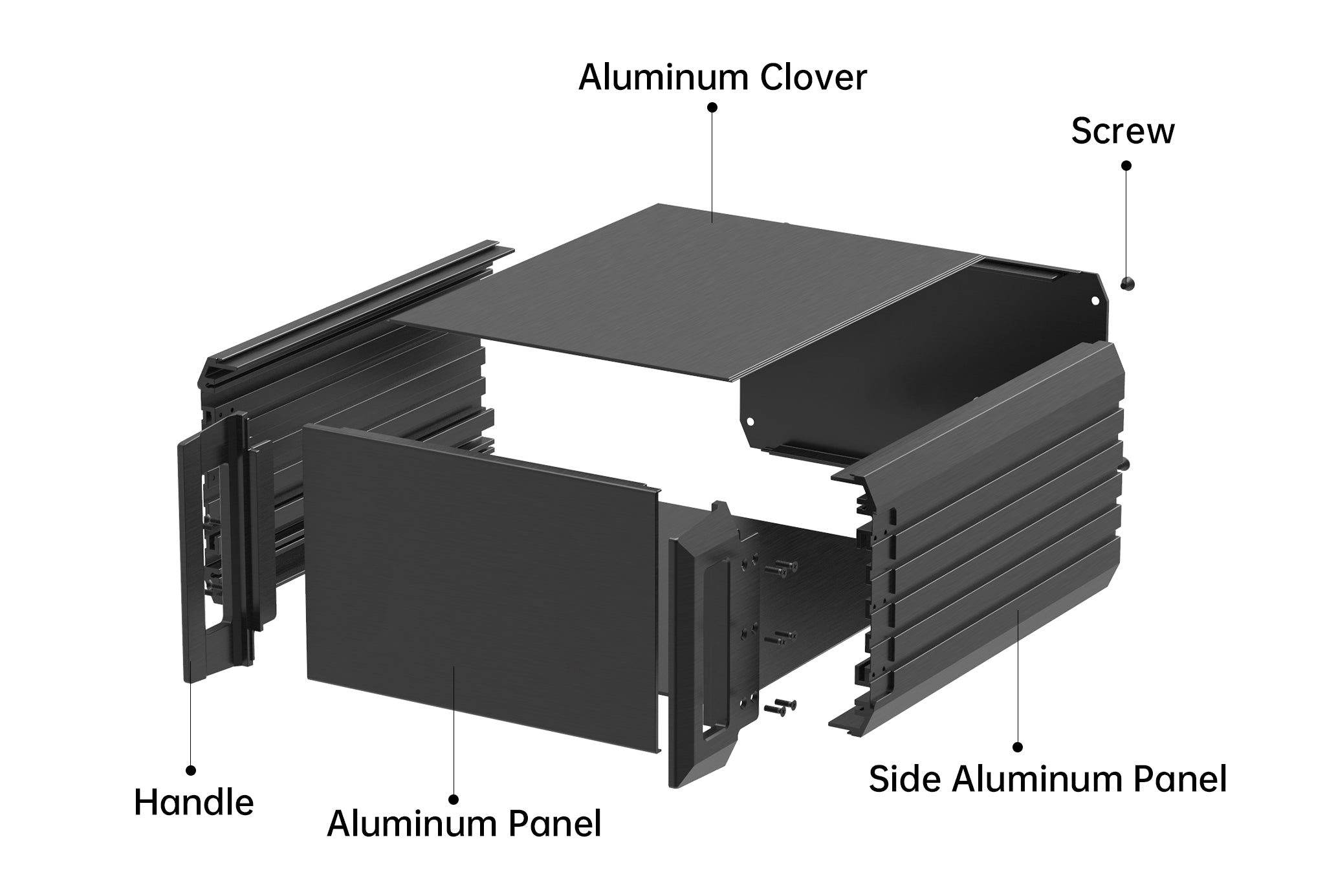 3U DIY Industrial ATX Case
