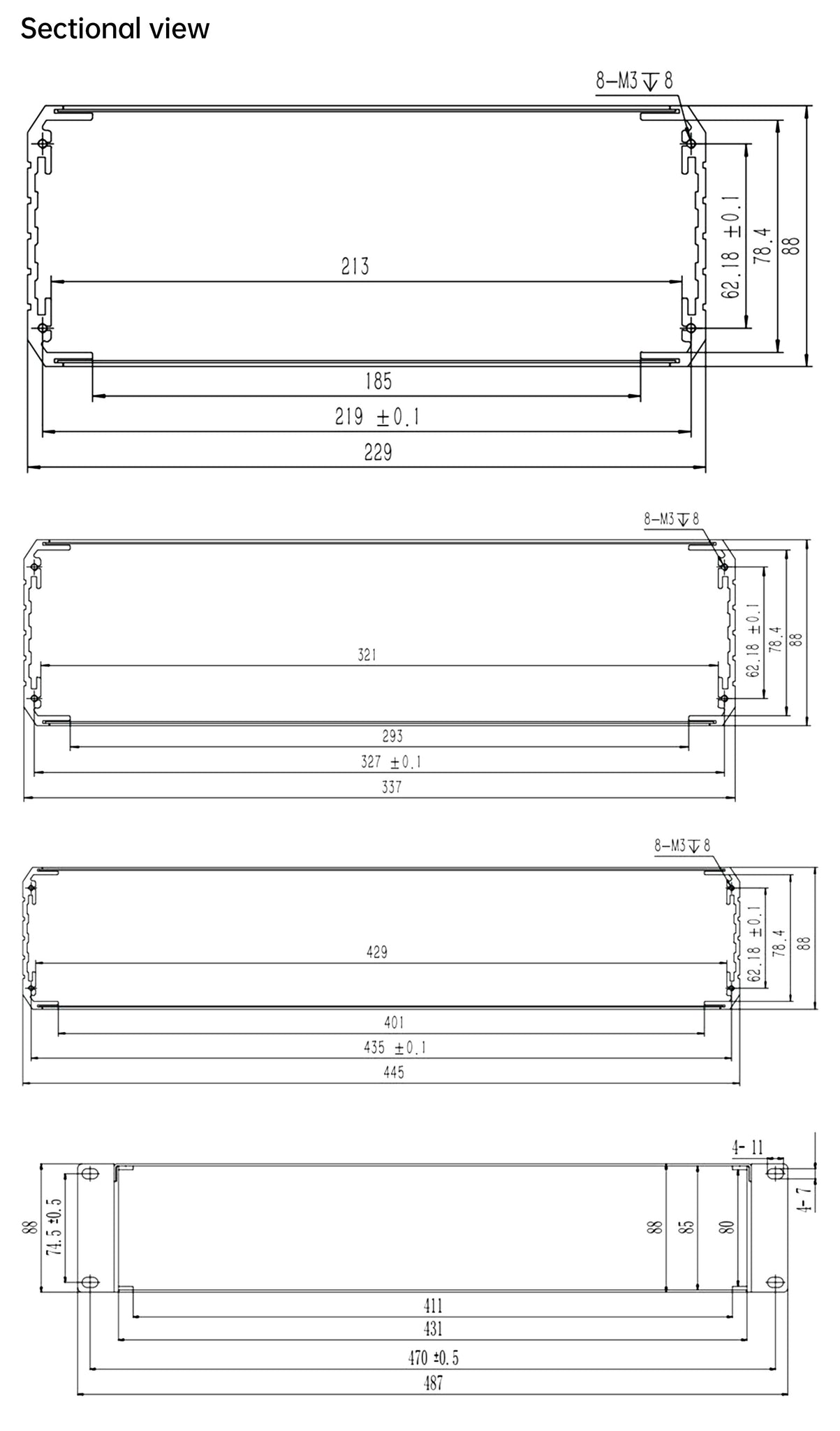 High Quality Industrial Chassis