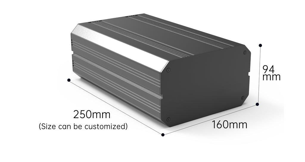 extruded aluminum case