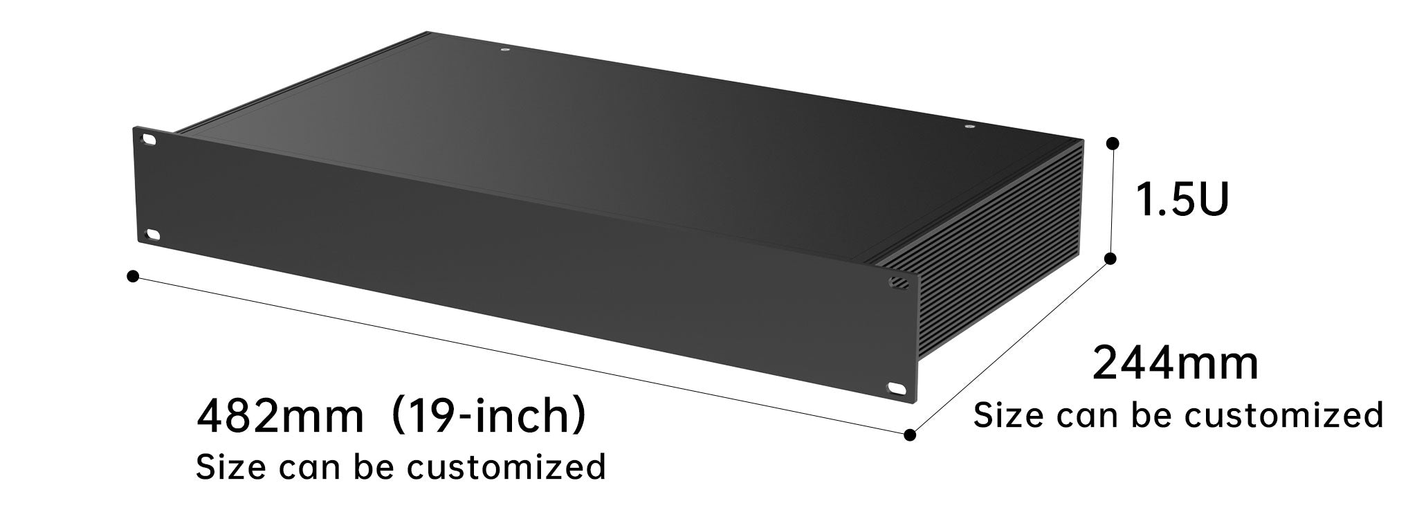 aluminum electronics chassis