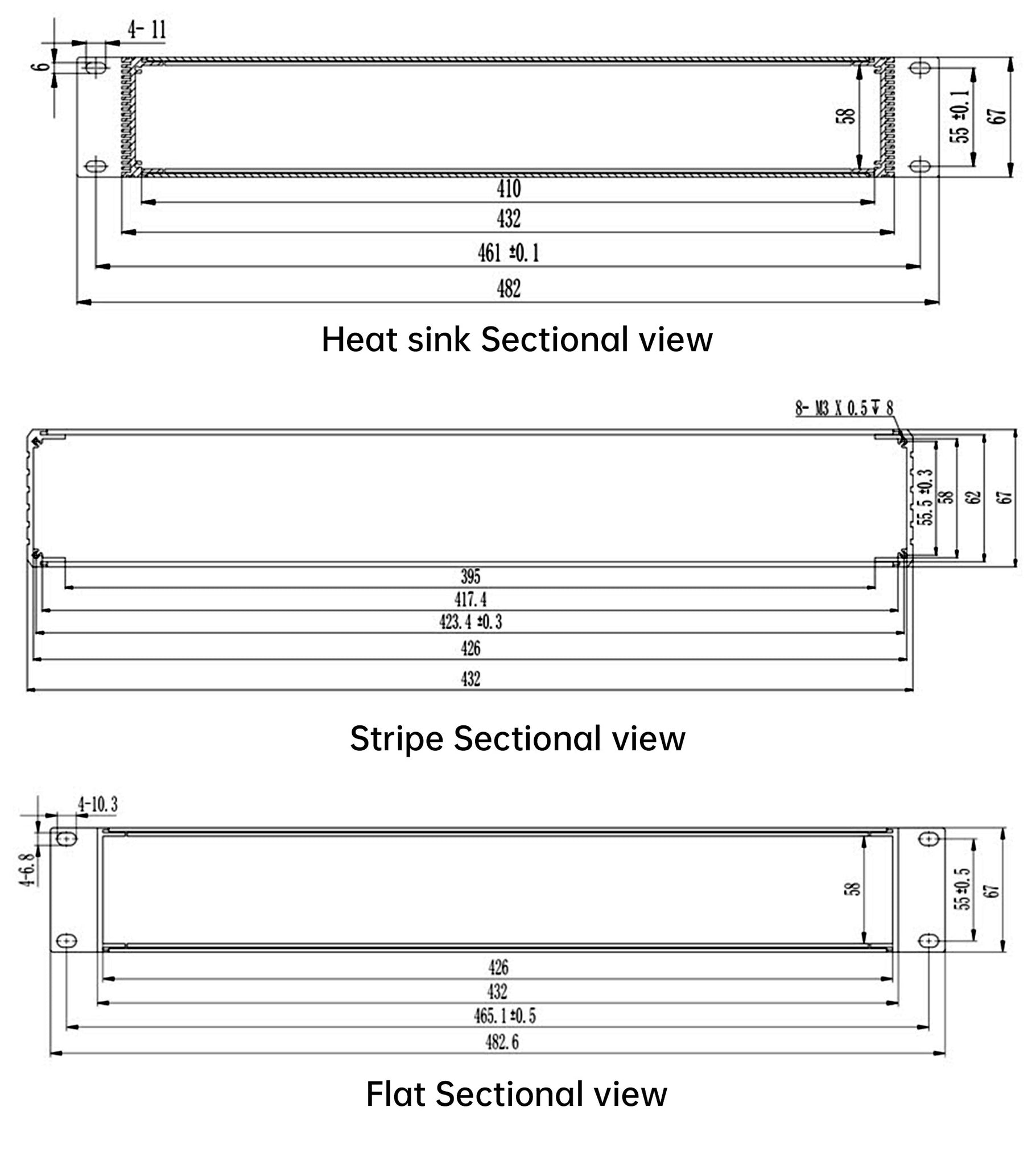1u 19 rack mount enclosure