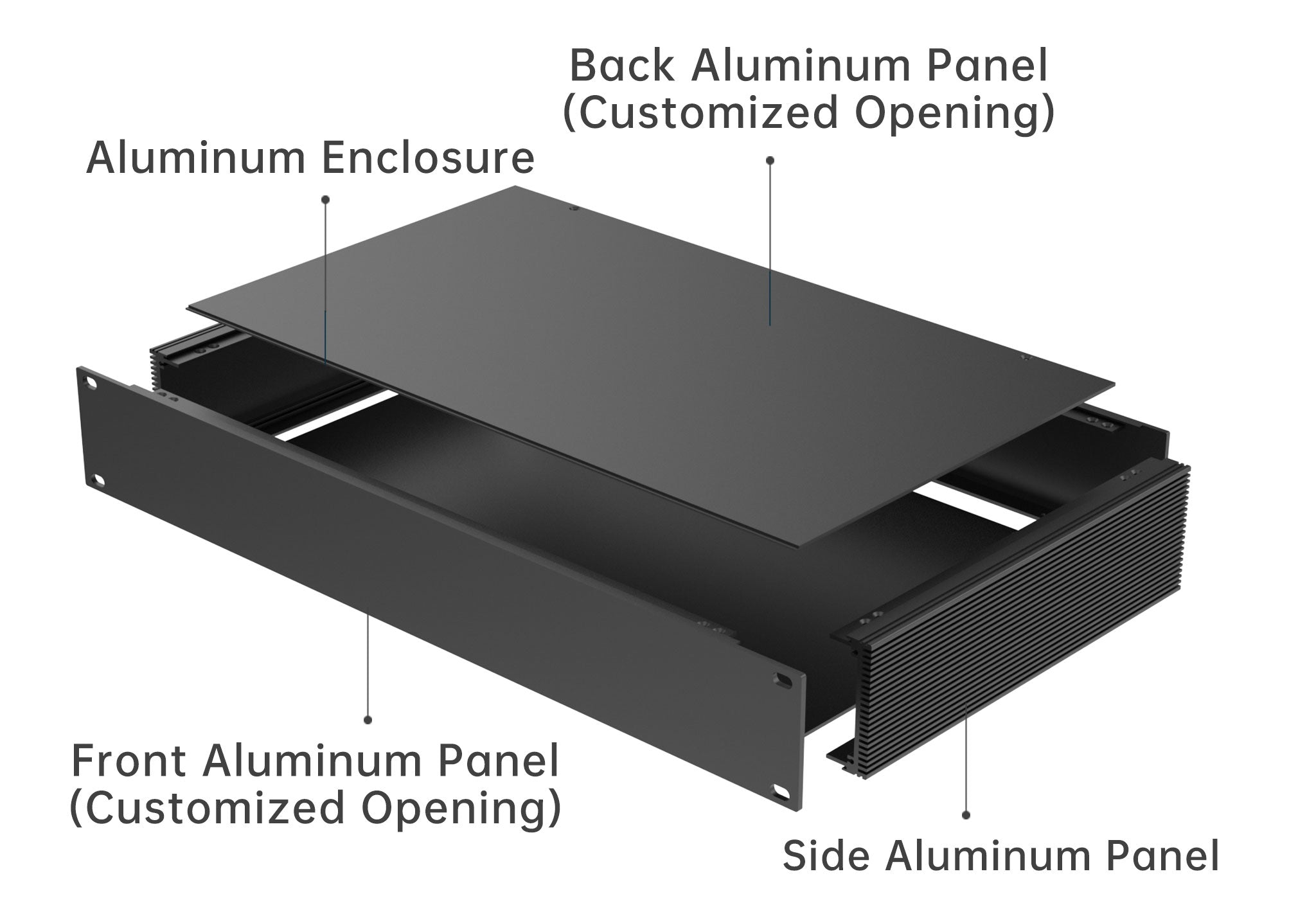 fabricante de cajas de aluminio