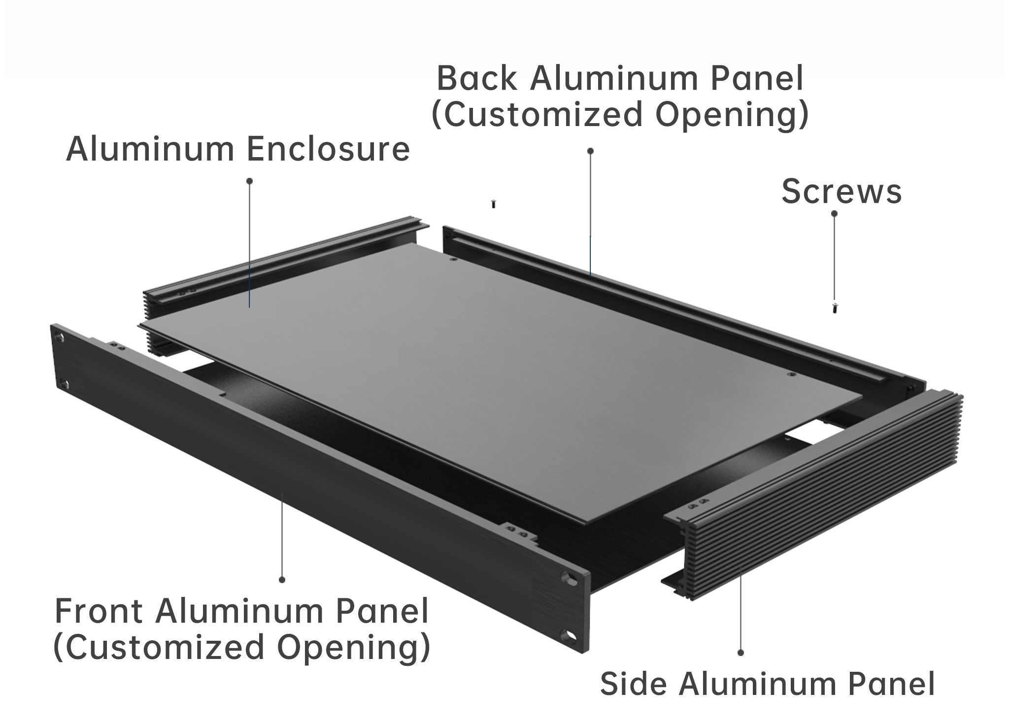 instrument Enclosure for medical device and other project enclosure