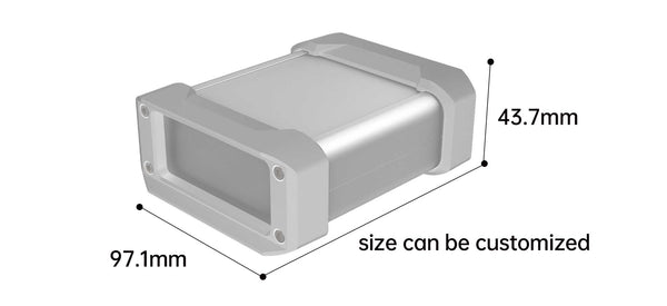 boîte de projet de boîtier en aluminium