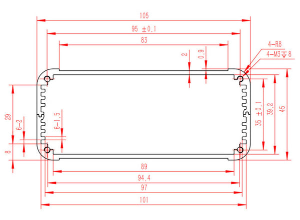 aluminum enclosure for electronics