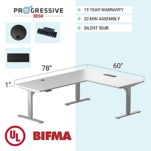 L Shaped Electric Adjustable desks