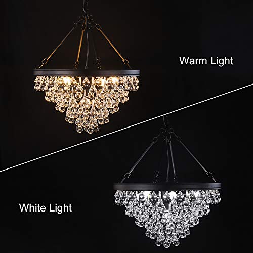 Crystal Chandeliers, 6 Lights Modern Chandeliers for Dining Room