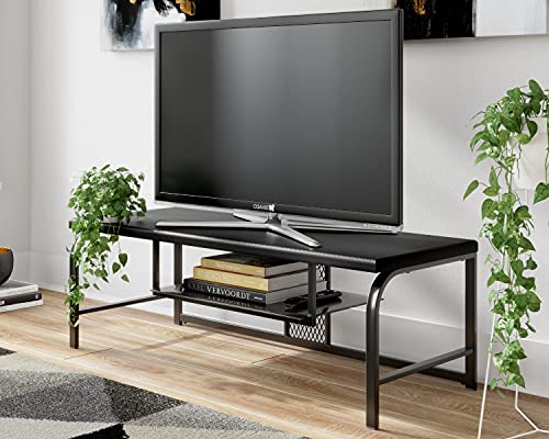 Lynxtyn TV Stand with Convenient Cord Management Fits TVs up to 48