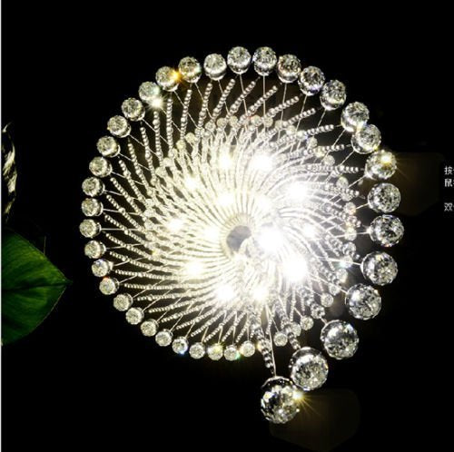 7-Lights K9 Crystal Chandelier Raindrop Chandelier Light Fixture,Large Chandelier Modern Chandelier