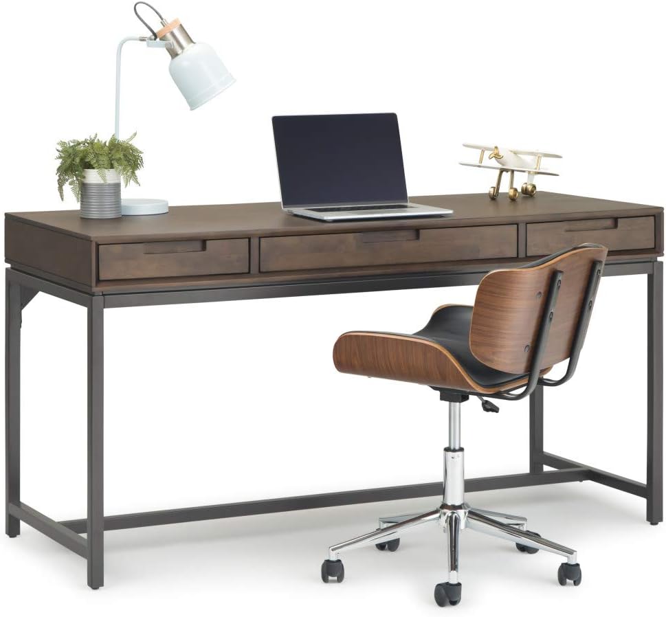 Banting SOLID WOOD and Metal 60 inch Wide Home Office Desk, Writing Table