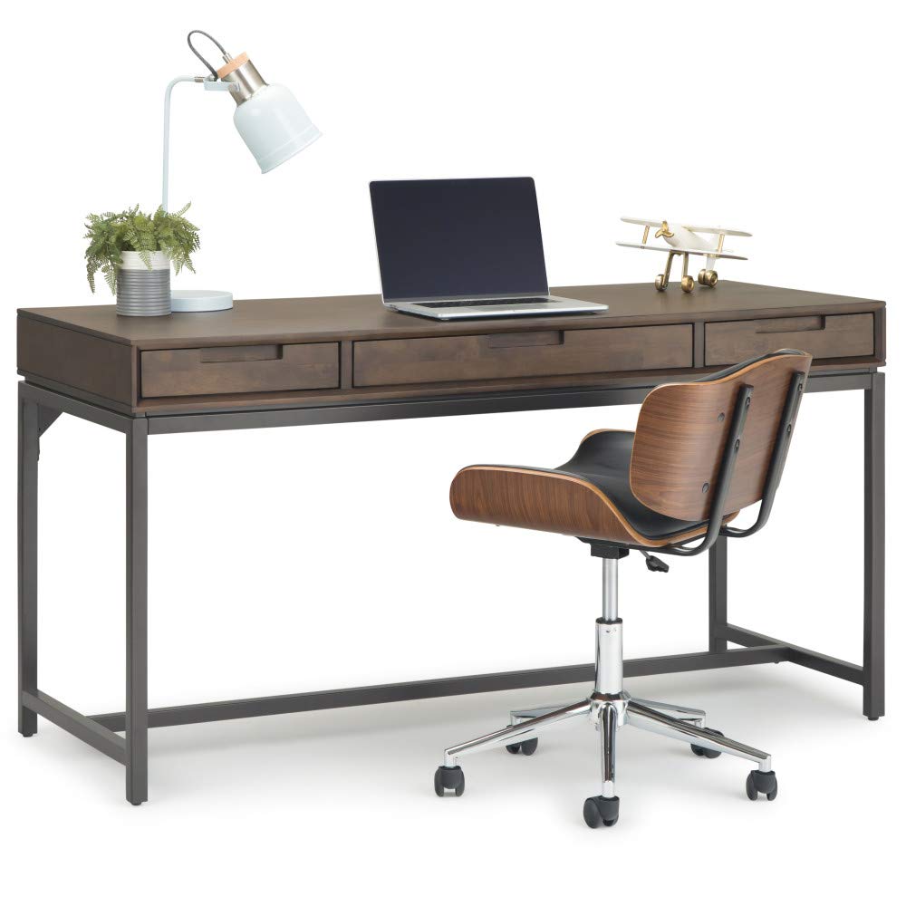 Banting SOLID WOOD and Metal 60 inch Wide Home Office Desk, Writing Table
