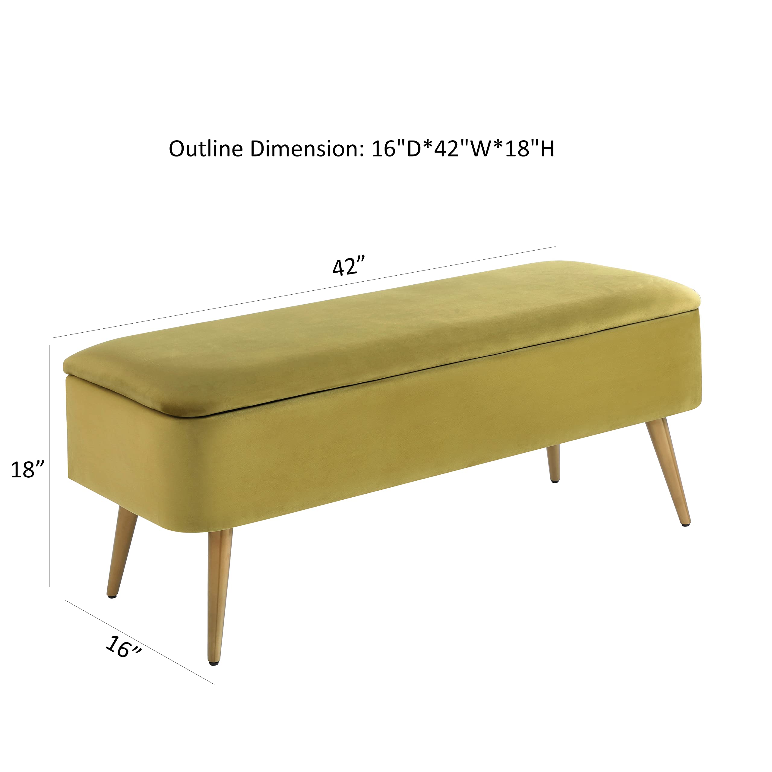 Upholstered Bench, 42