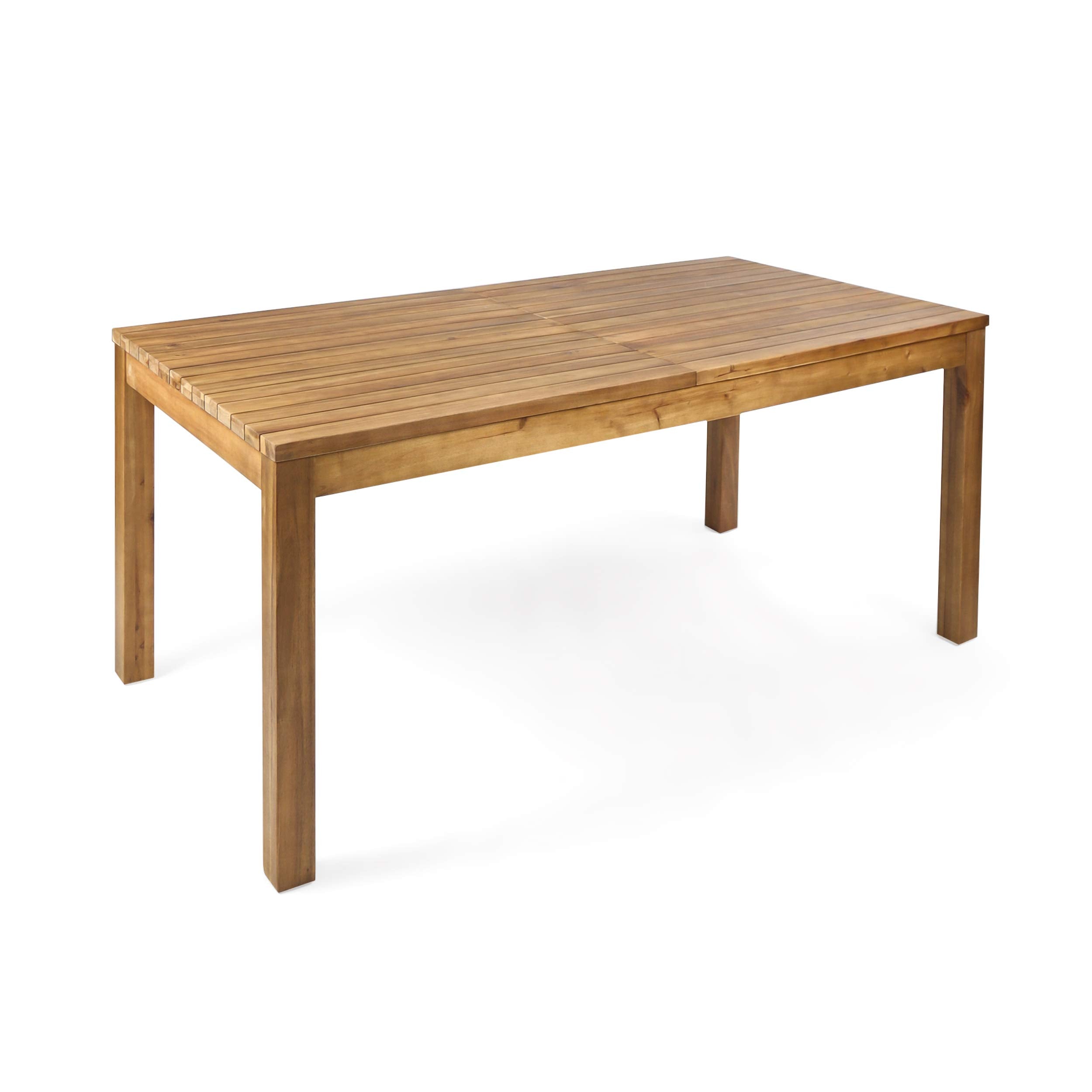 Wilson Outdoor Expandable Acacia Wood Dining Table