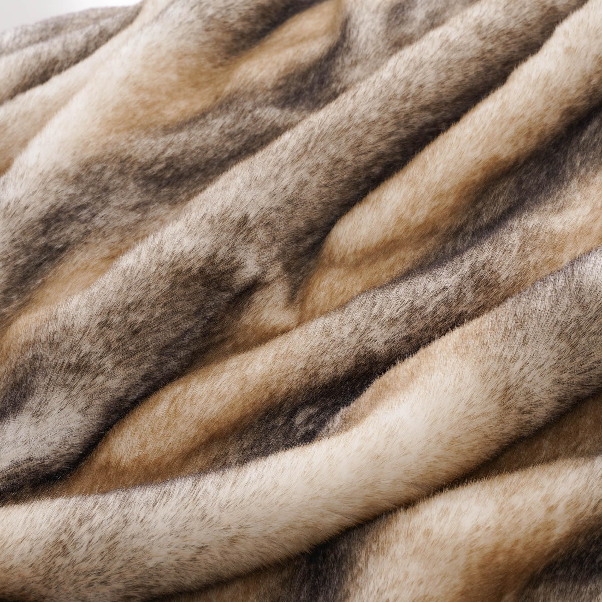 Luxury Faux Fur Throw Blanket, Soft Cozy Mink Fur Blanket for Couch, Sofa, Chair, Bed