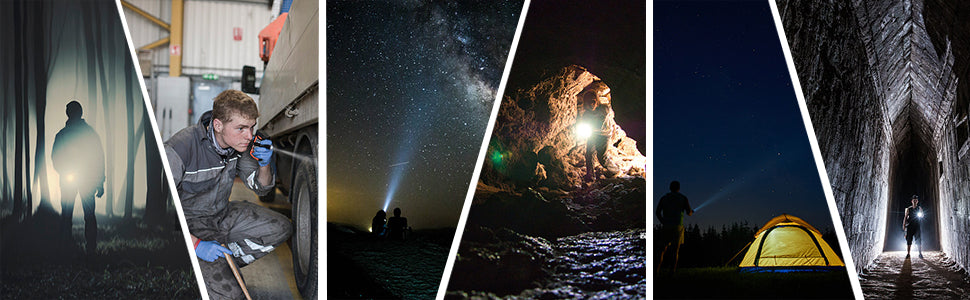 Feyachi FL11-MB Tactical Flashlight - 1200 Lumen Picatinny Mount