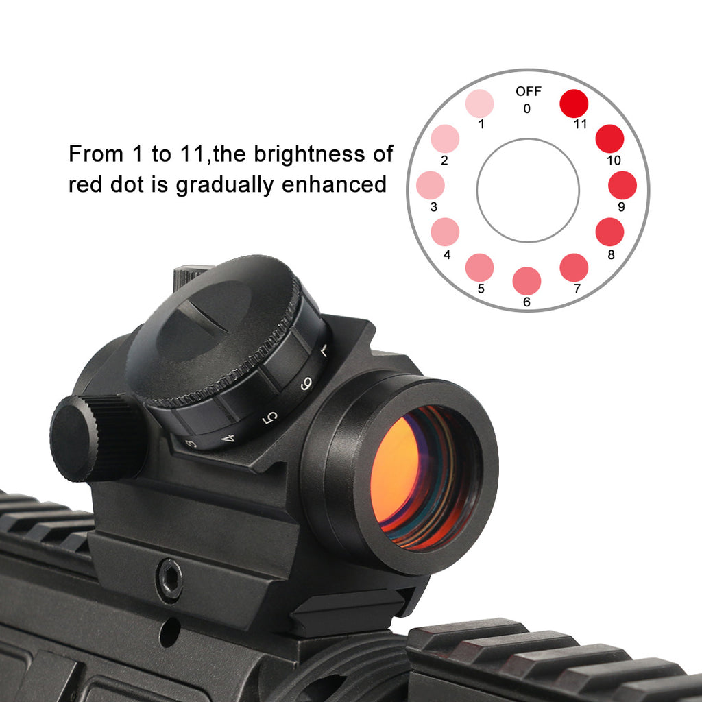 Feyachi RDS-25 Red Dot Sight - 4 MOA with Riser Mount
