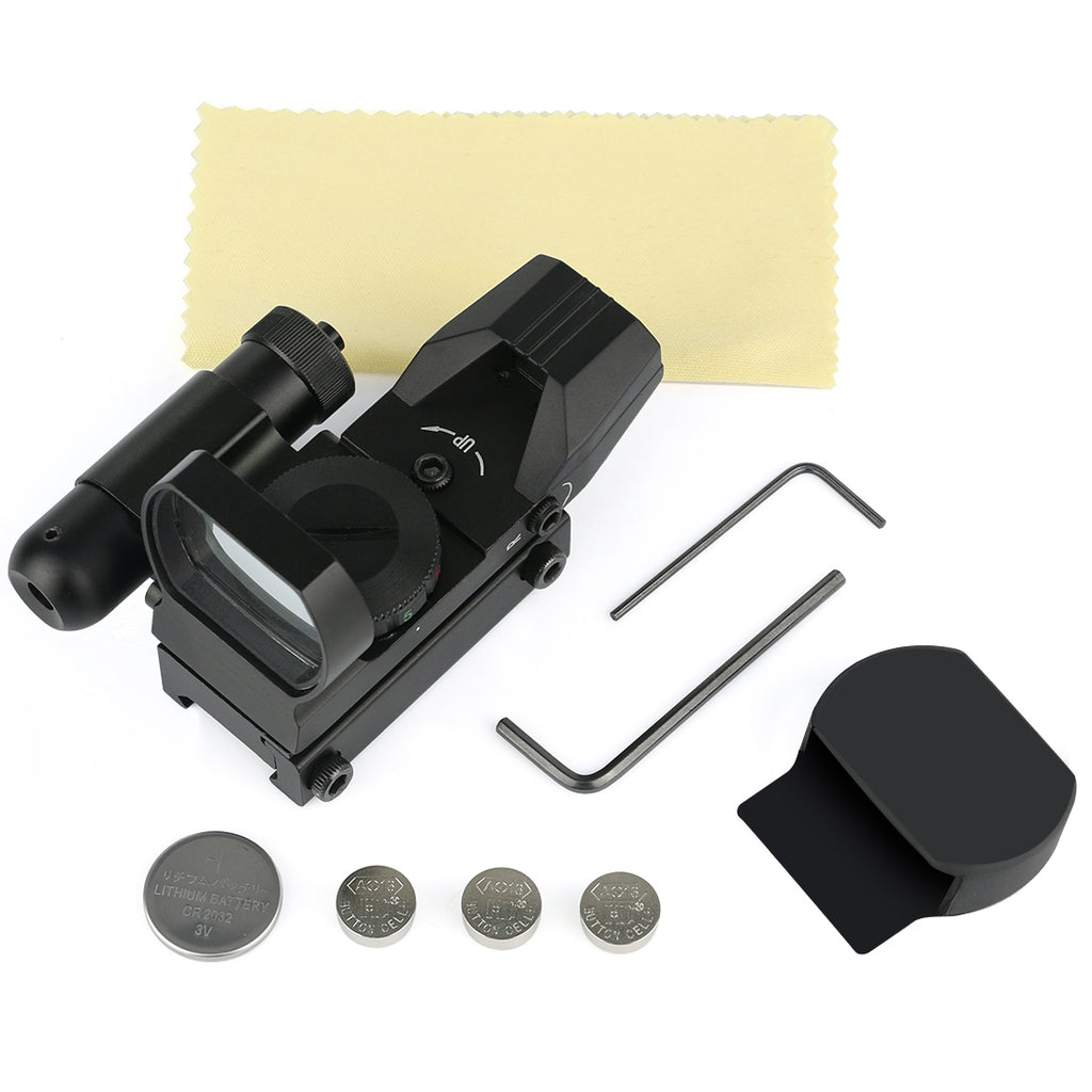 Feyachi RSL-18 Reflex Sight with Laser - 4 Reticle Integrated Laser
