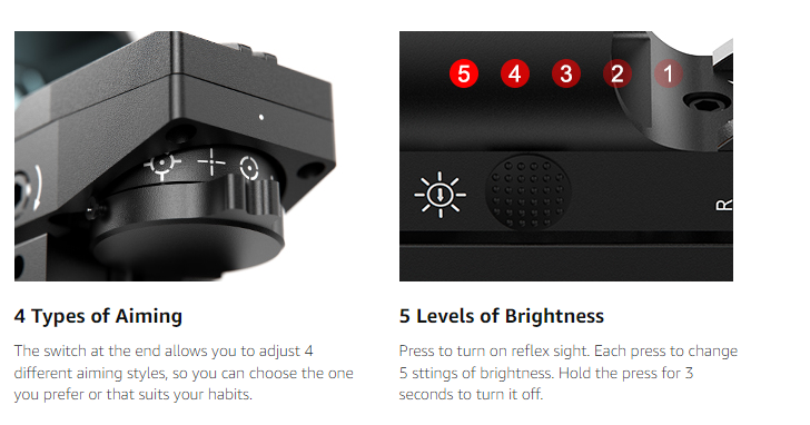 Feyachi M40&RS-30 Red Dot & Magnifier Combo - Reflex Sight Kit