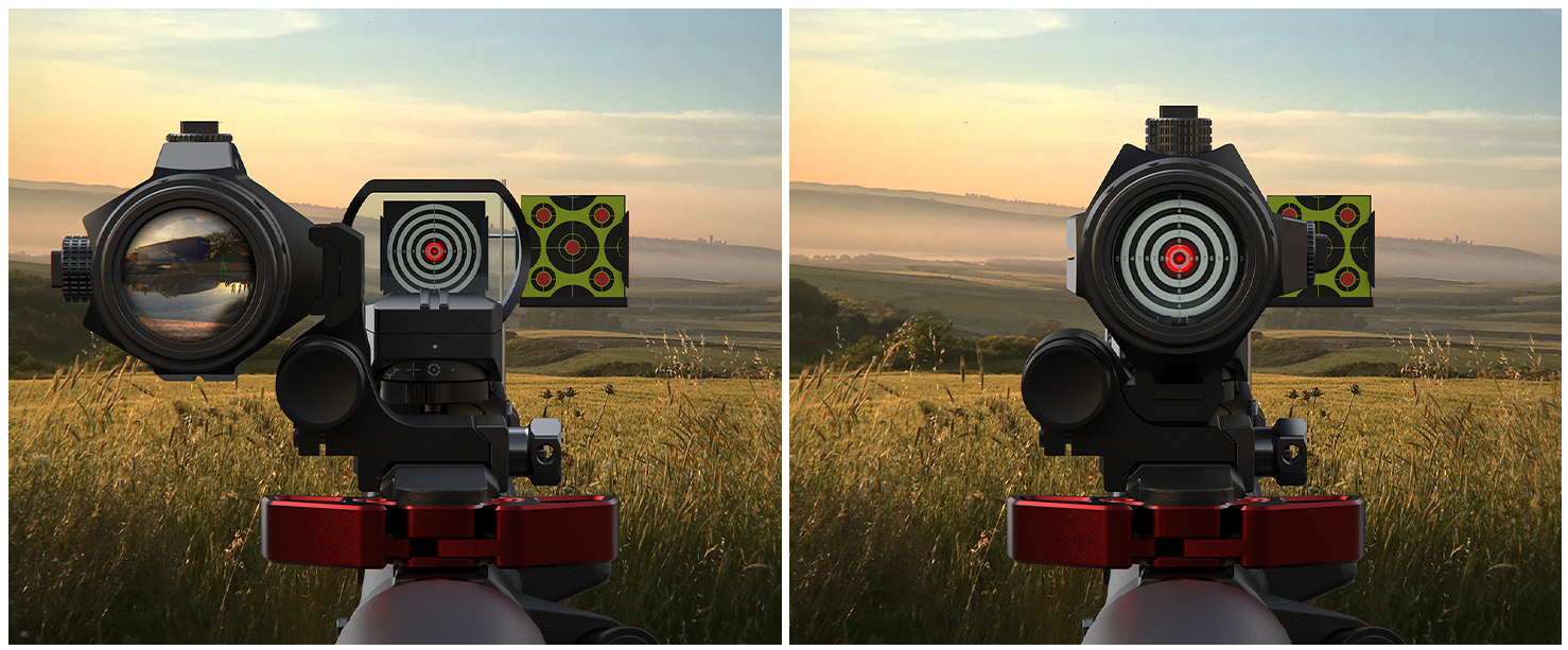 Feyachi M40&RS-30 Red Dot & Magnifier Combo - Reflex Sight Kit