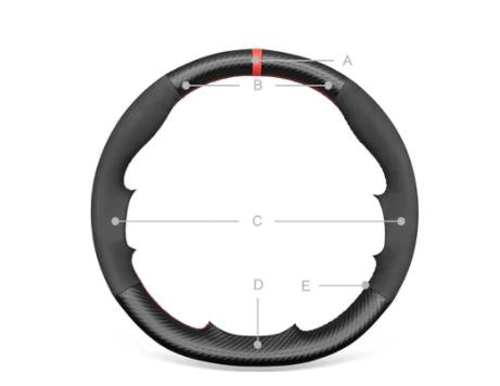 MEWANT Leather Suede Car Steering Wheel Cover for BMW Z4 E89 2009-2016