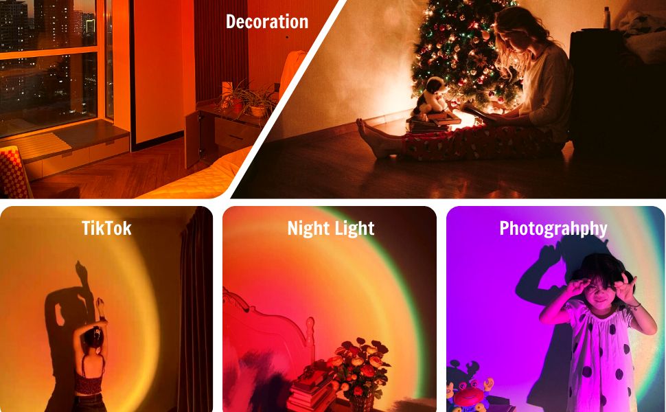 Sunset Projection LED Table Lamp
