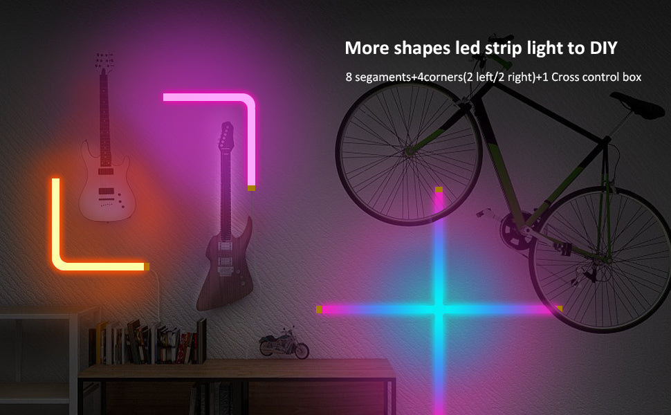 React to Your Music: wrrlight closet lights allow you to control it through APP, with 40 scene modes and 12 music modes to choose from. You can also use the APP to customize your LED light. wrrlight is committed to providing you with a colorful visual feast.