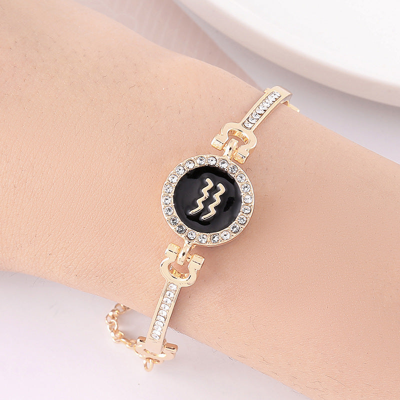 New Korean Style Fashionable Simple 12 Constellation Bracelet