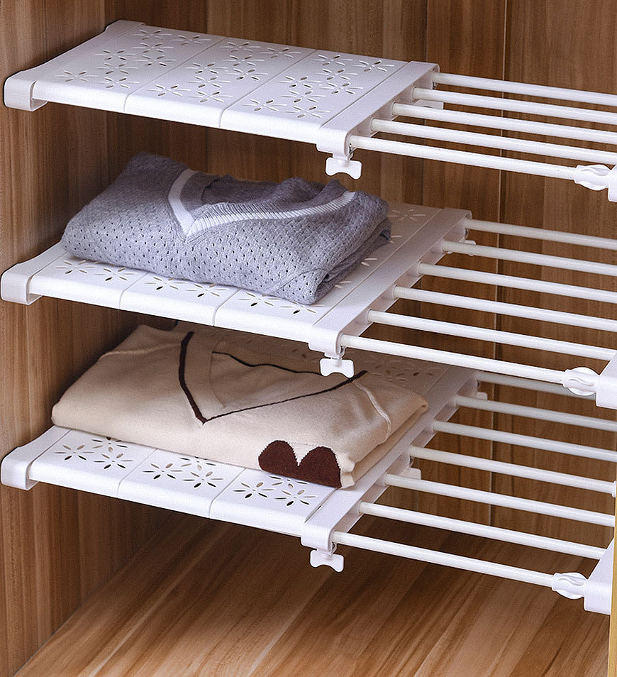 Joybos? Adjustable Wardrobe Storage Shelves