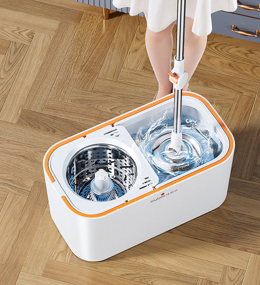 Joybos? (US ONLY)360 Spinning Mop Bucket Floor Cleaning System with 6 Refills
