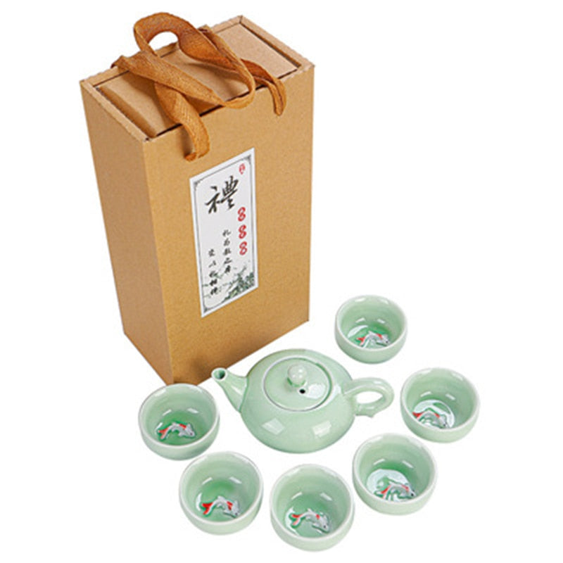 Tea Cup Kung Fu Tea Set Gift