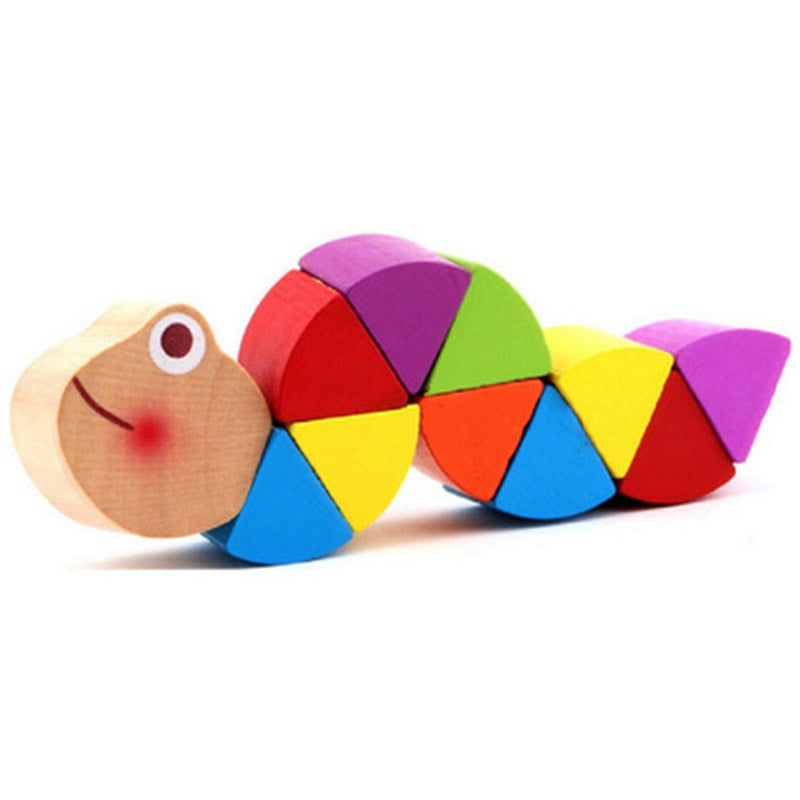 Toy Puzzles Game for Children Sensory Blocks