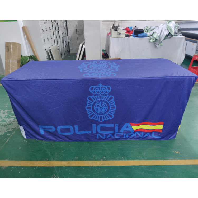 manteles rotulados publicitarios para policía nacional España