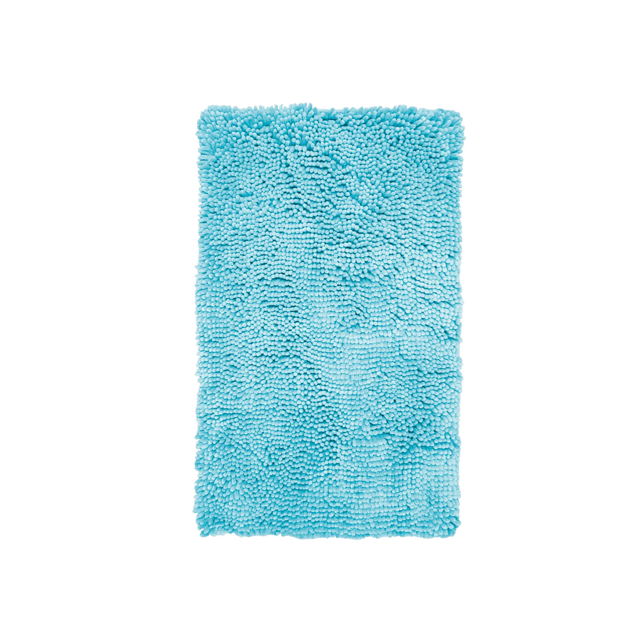 Bella Aqua Chenille Bath Rug