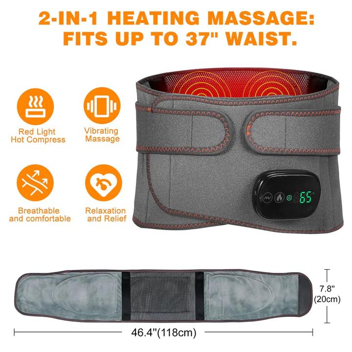 Fivali Lower Back Brace with Infrared Heating Provide Back Pain Relief - Guide