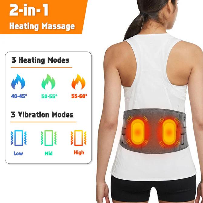 Fivali Heating Pad for Back Pain, Massage Body and Alleviate Fatigue - Guide