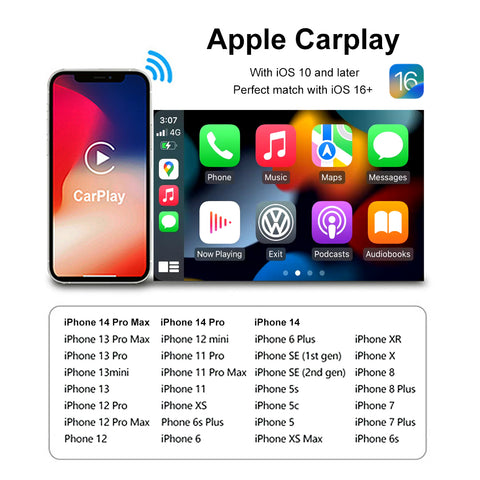 Wireless CarPlay Adapter, Carplay Wireless Adapter for OEM Wired CarPlay  Cars, Convert Wired to Wireless CarPlay Fit for Cars from 2015 & iPhone iOS  10+, Plug & Play, Online Update - Yahoo Shopping