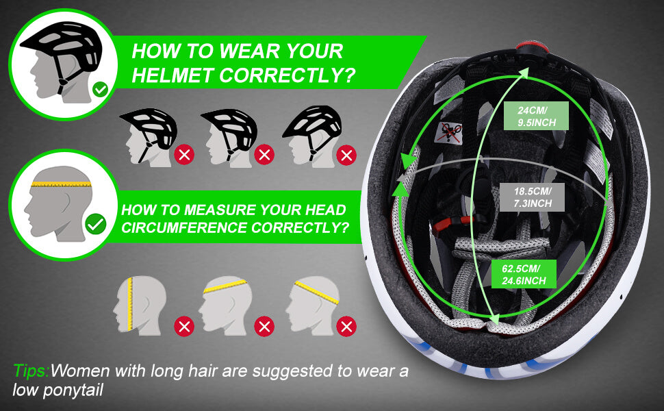 Detachable Pads Lightweight Bike Helmet