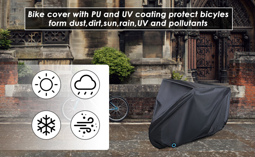 Durable Waterproof Outdoor Dustproof Bicycle Cover