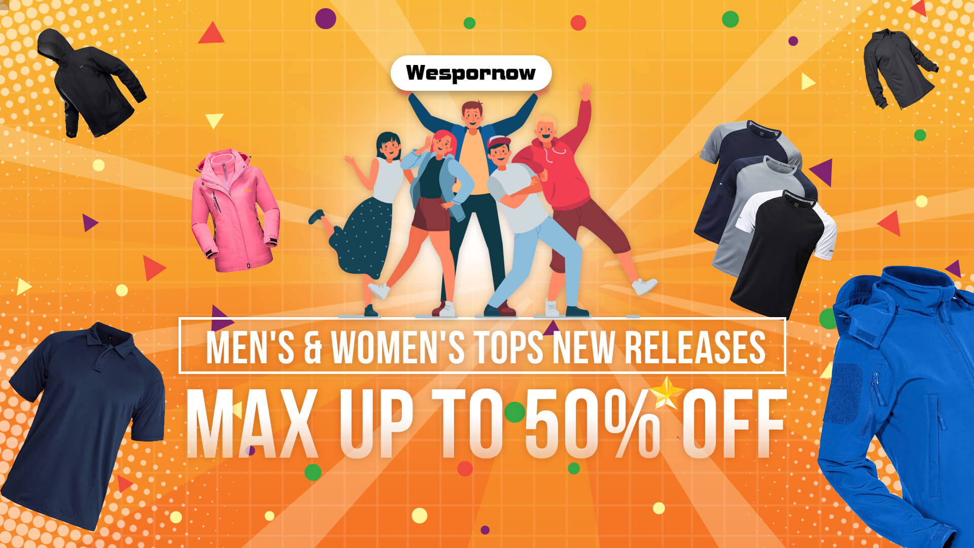 wespornow new sport tops promotion