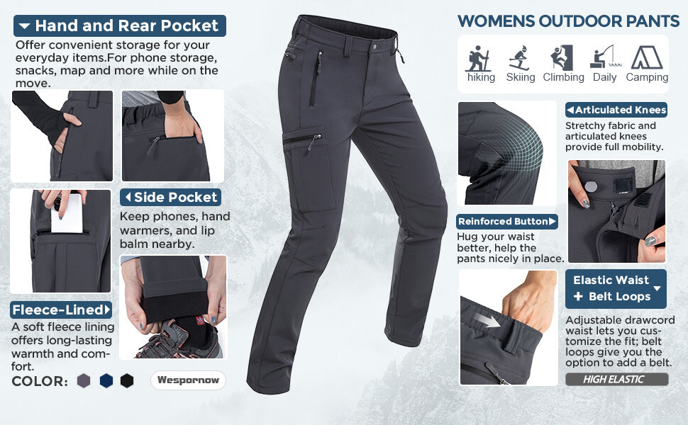 Women's Hiking Pants for Winter 03 EBC
