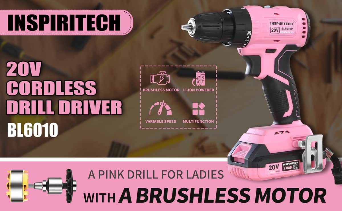 Ladies pink cordless drill new arrivals