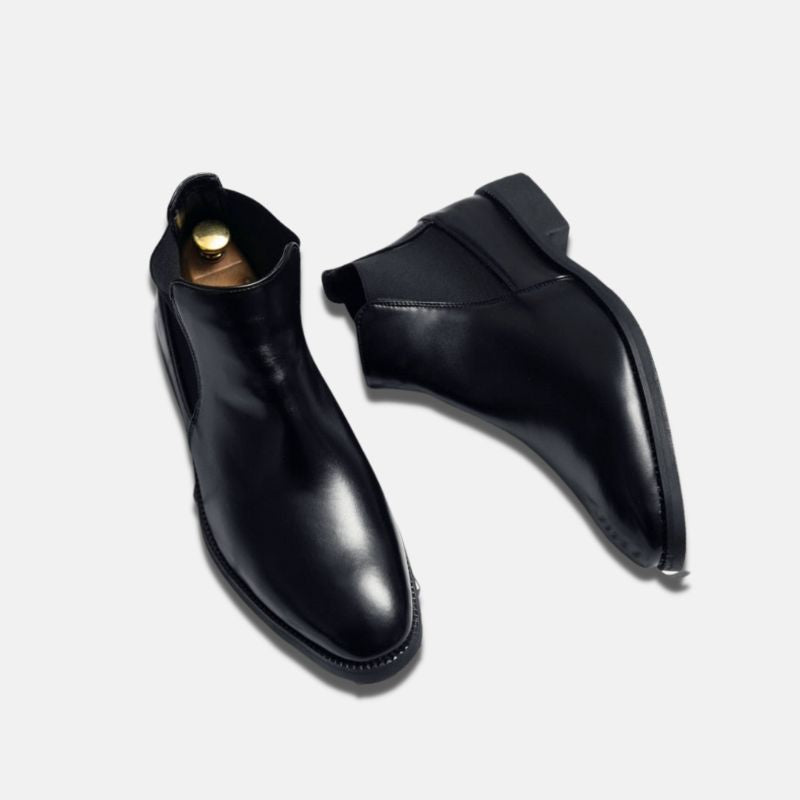 Antonios Business Black Leather Boots