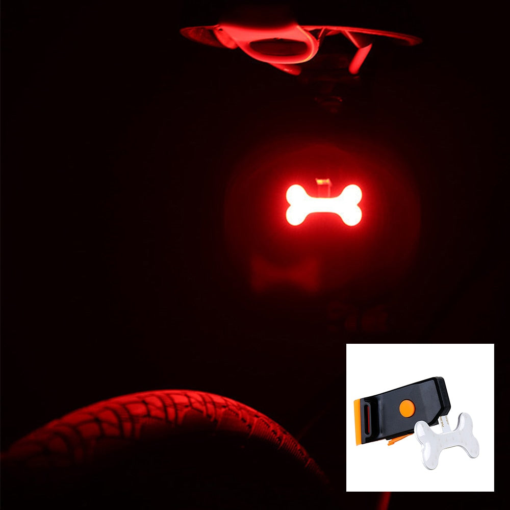 Bicycle Light USB Rechargable Bike Light Led Lamp Flashlight Tail Rear Cycling Lights for MTB Seatpost Bicycle Accessories