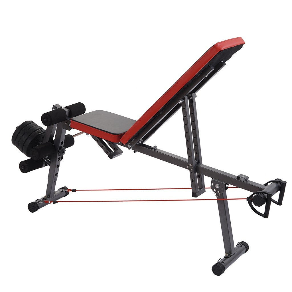 Sturdy Home Gym Adjustable Weight Bench Barbell Lifting Workout Fitness Incline