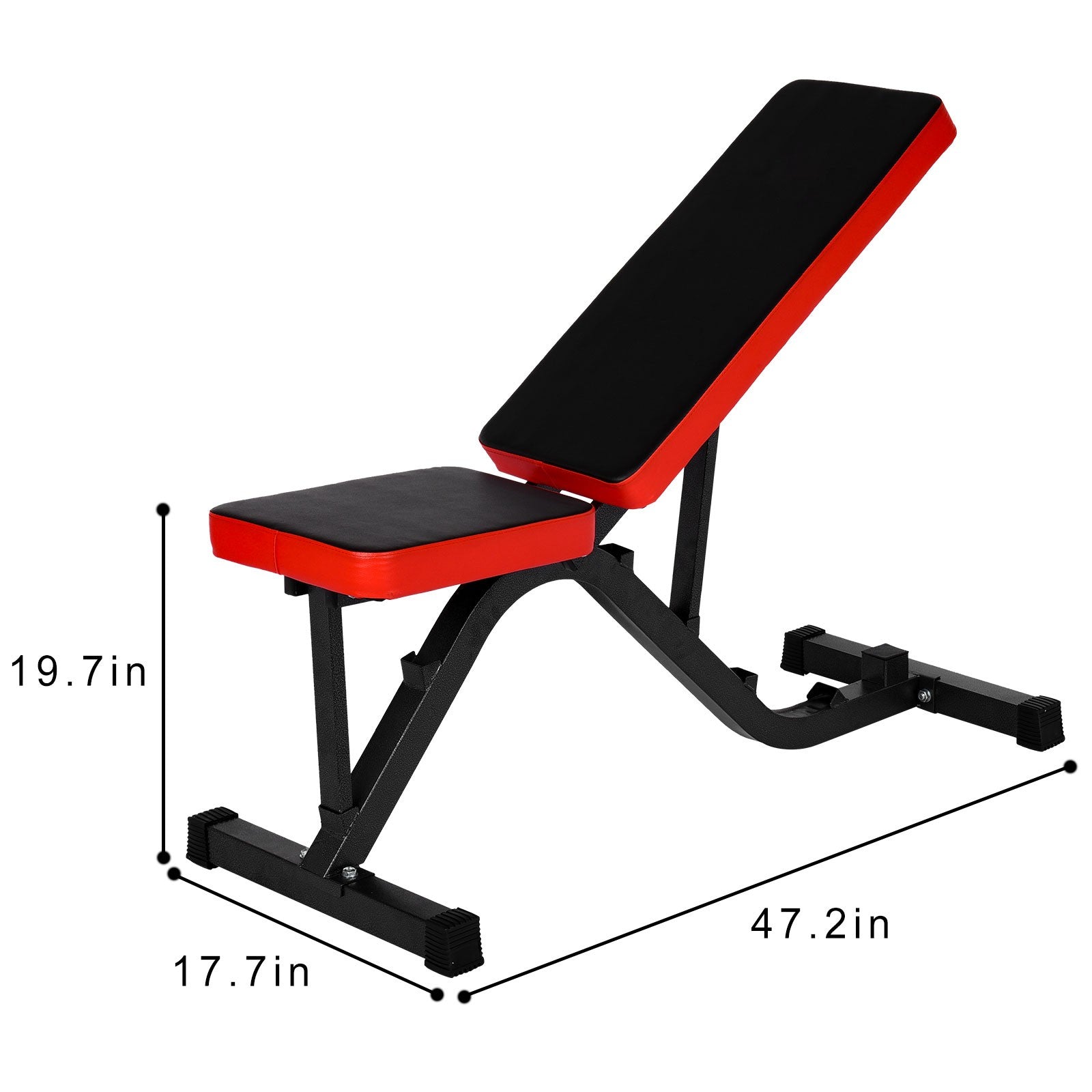 Adjustable Drop Home Fitness Multifunctional Weight-Loss Bed Dumbbell Bench