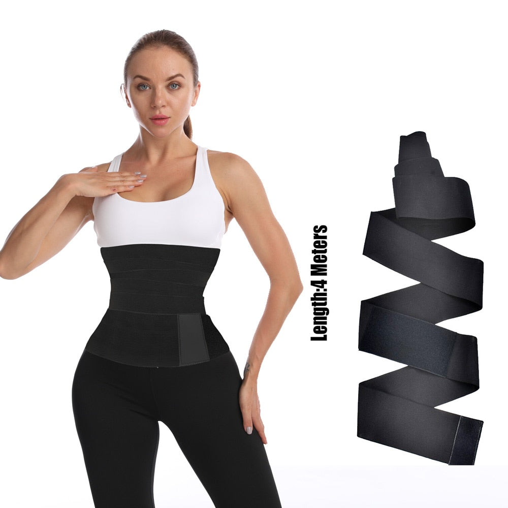 Waist Trainer Corset Belly Tummy Wrap Fajas Slim Belt Control Body Shaper Modeling Strap Waist Cincher